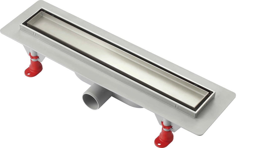 Canalina Doccia PIASTRELLABILE con Sifone GRAVITAZIONALE e profilo INOX - 50 cm