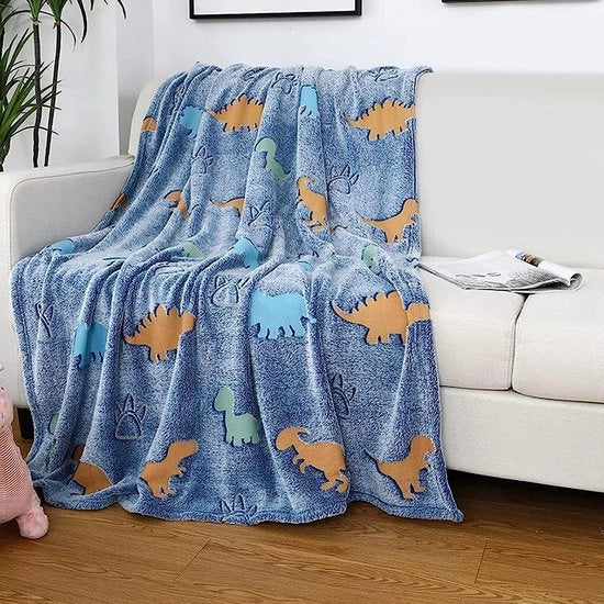 Decongestionante per bambini, dinosauro decongestionante per bambini, decongestionante per letto, decongestionante superfleece, decongestionante morbido e soffice, decongestionante grigio per bambine e bambini, regalo caldo per compleanni
