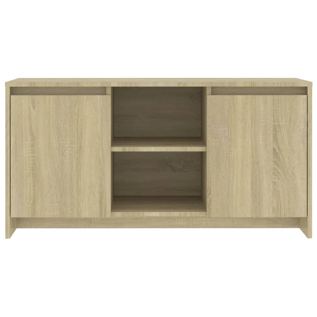 Mobile TV multimediale mensola TV credenza mobile TV sala da pranzo soggiorno camera da letto rovere Sonoma 102 x 37,5 x 52,5 cm legno ingegnerizzato marrone 02_0027451