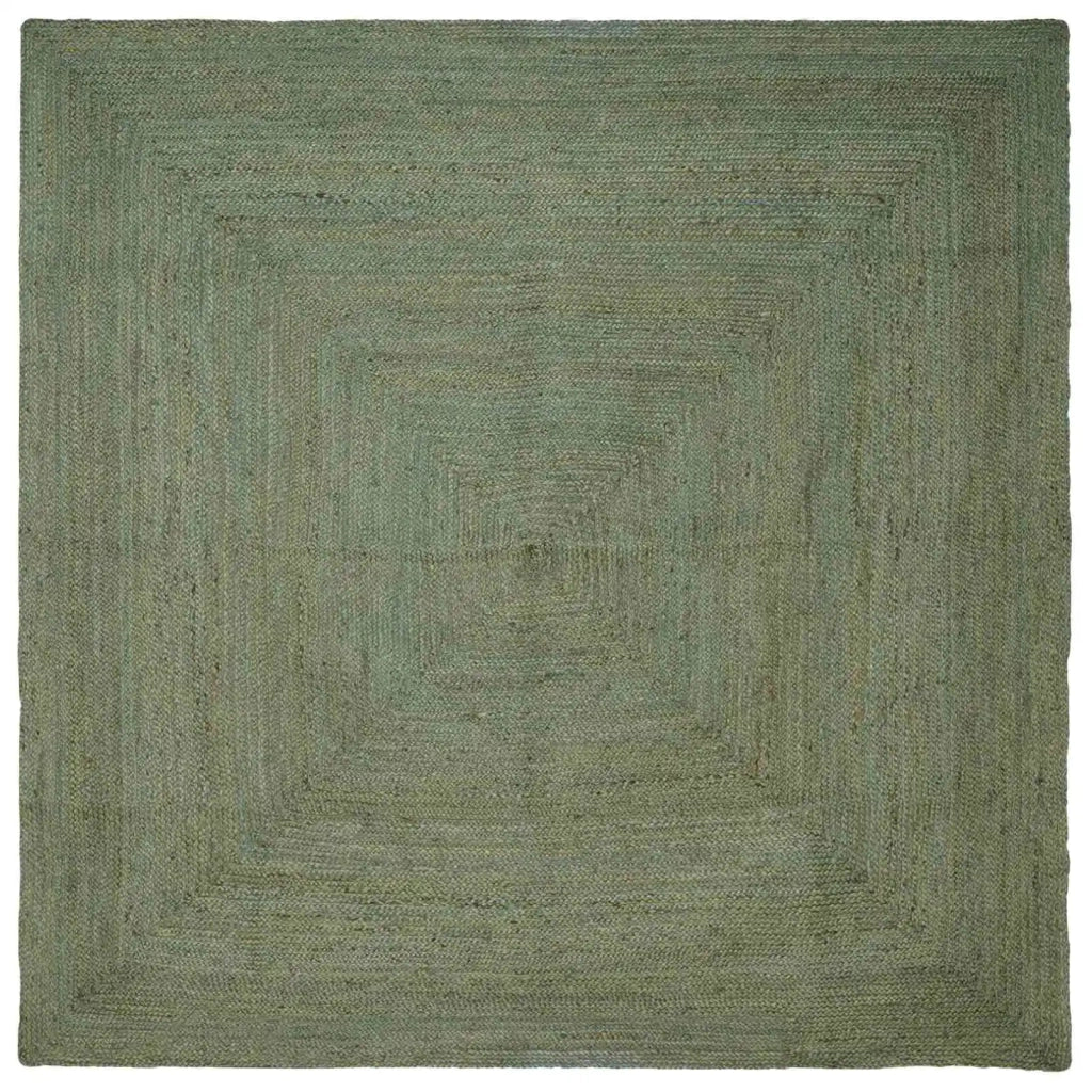 Tappeti per area Quadrato Verde Oliva 300 x 300 cm Juta