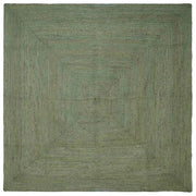 Tappeti per area Quadrato Verde Oliva 300 x 300 cm Juta