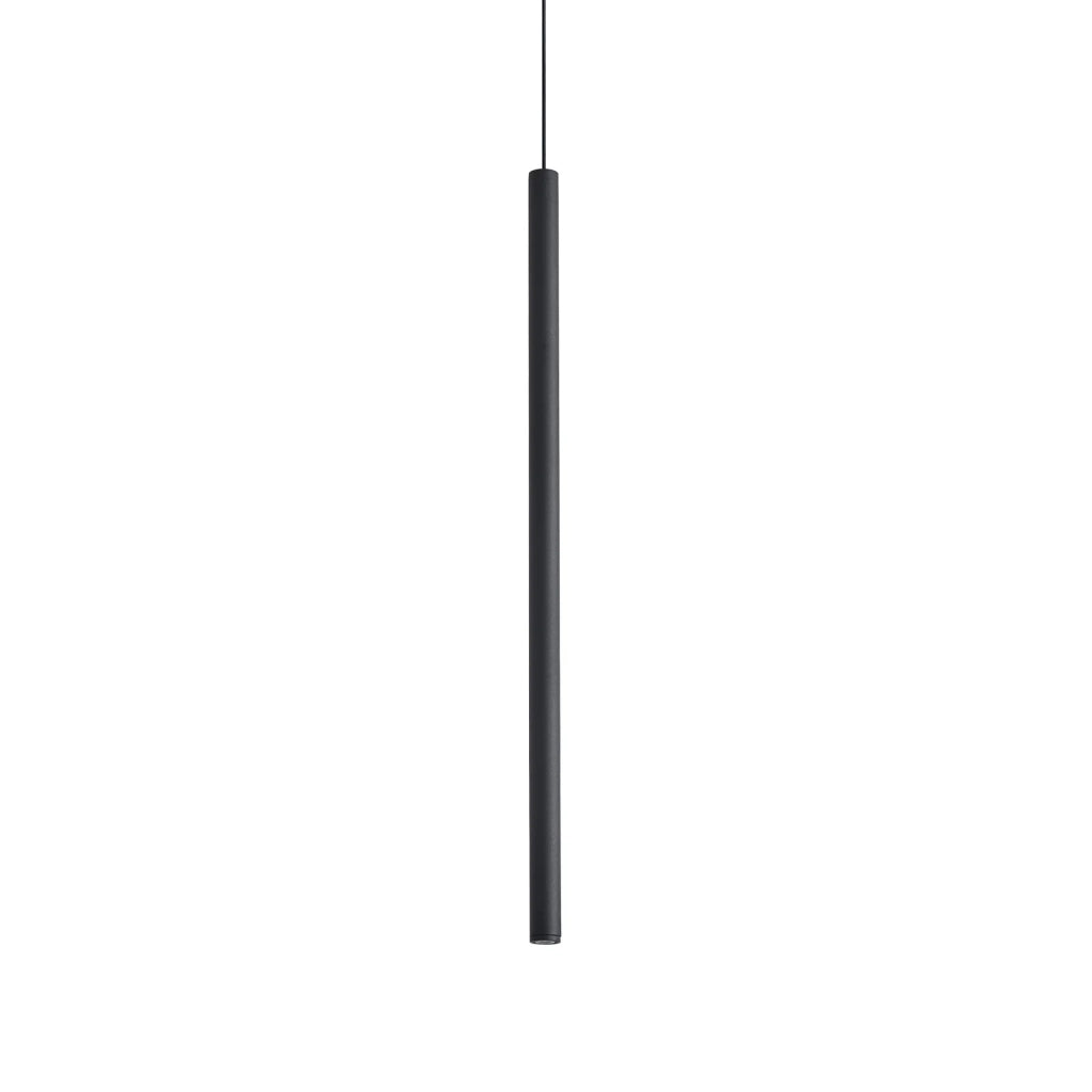 Lampada A Sospensione Look 1 Luce Led Integrato Nero