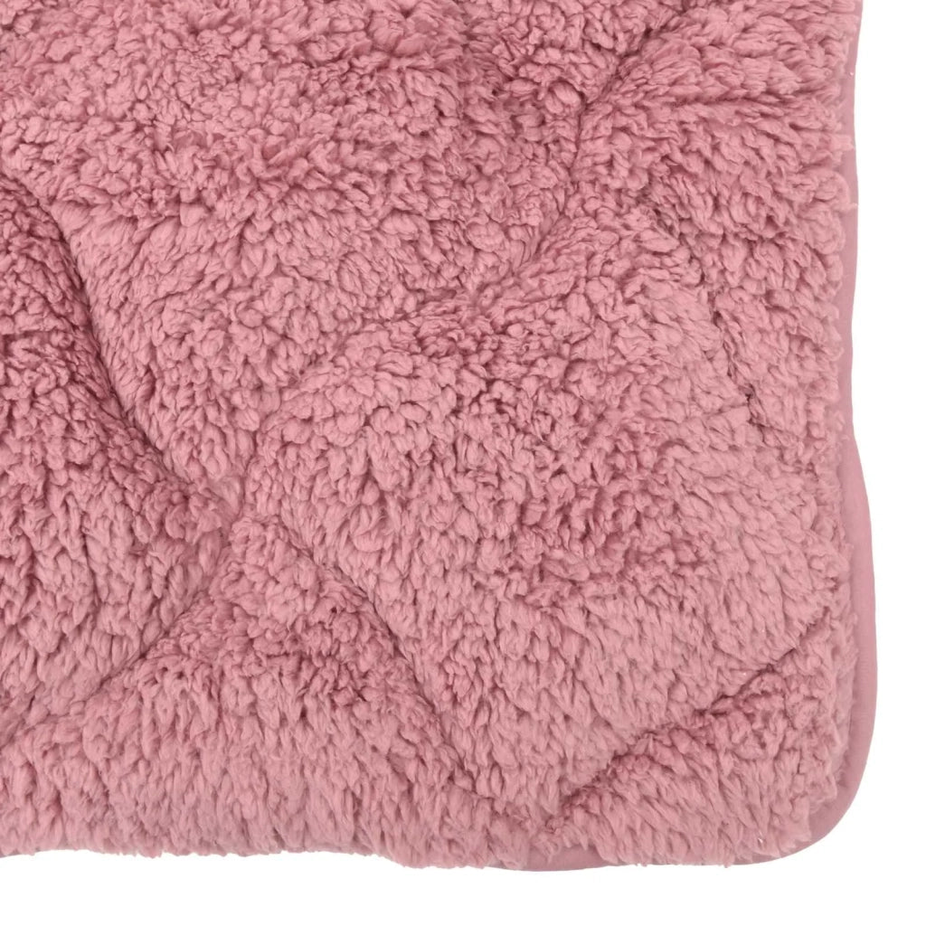 Piumone | Duvet Estivo Rosa 220 x 240 cm Microfibra e Fleece Teddy
