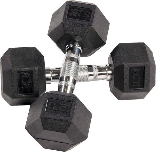 Set di Palle di Gomma Incapsulate a 6 Facce -  Modello: BF-DB-06 -  Peso: 2,5kg, 3kg, 4kg, 5kg, 6kg, 8kg