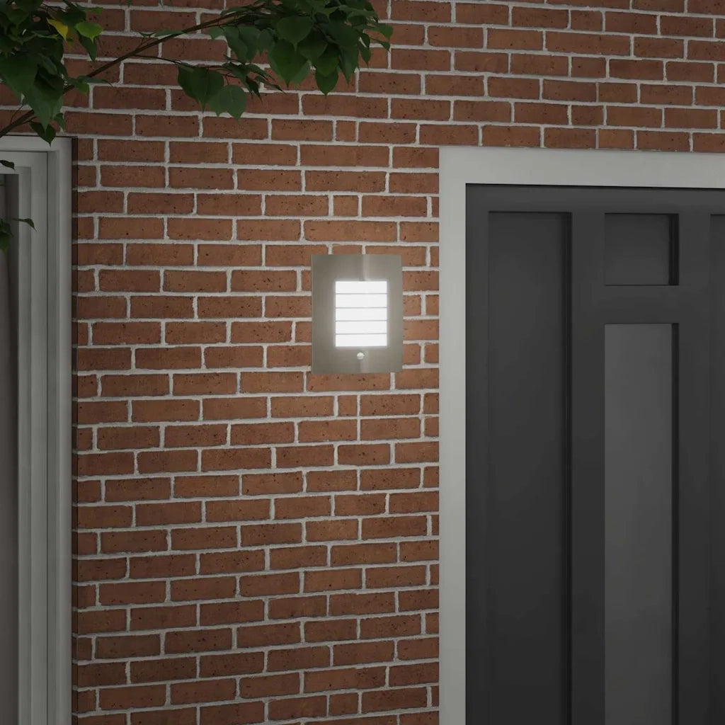 Lampada da Parete Esterna Argento 23.5 x 9 x 26 cm CFW6822765