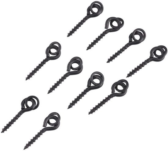 Viti Terminal Rig per Tackle - Raccordo a Anello Circolare - Acciaio di Alta Qualità - Resistente all'Usura - Rivestimento Antiriflesso - Attrezzi per Pesca al Carpo