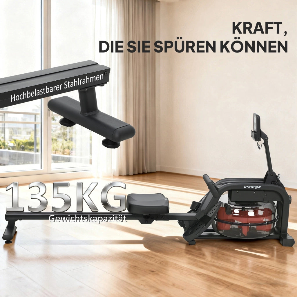 Rudermaschine per Fitness ¨C Zephmum ¨C Acciaio Nero 135kg
