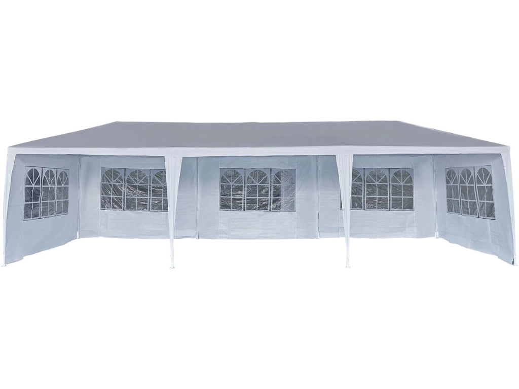 Tenda da ricevimento "Carolina 9" - 24,39 m² - 3 x 9 m - Bianca
