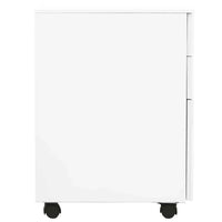 Schedario Mobile Bianco 39x45x60 cm in Acciaio 335978