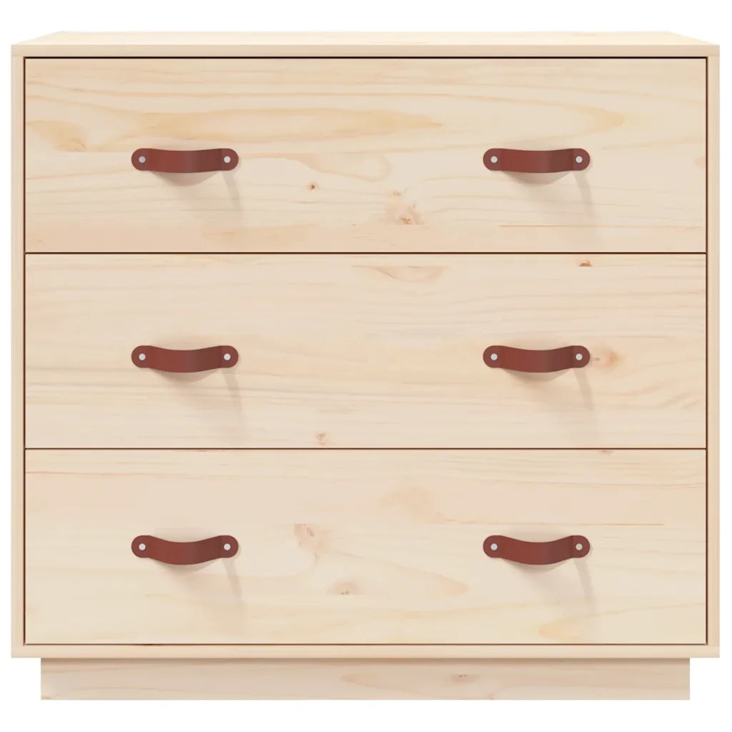 Credenza-Buffet-Armadio da cucina 80x40x75 cm in Legno Massello di Pino