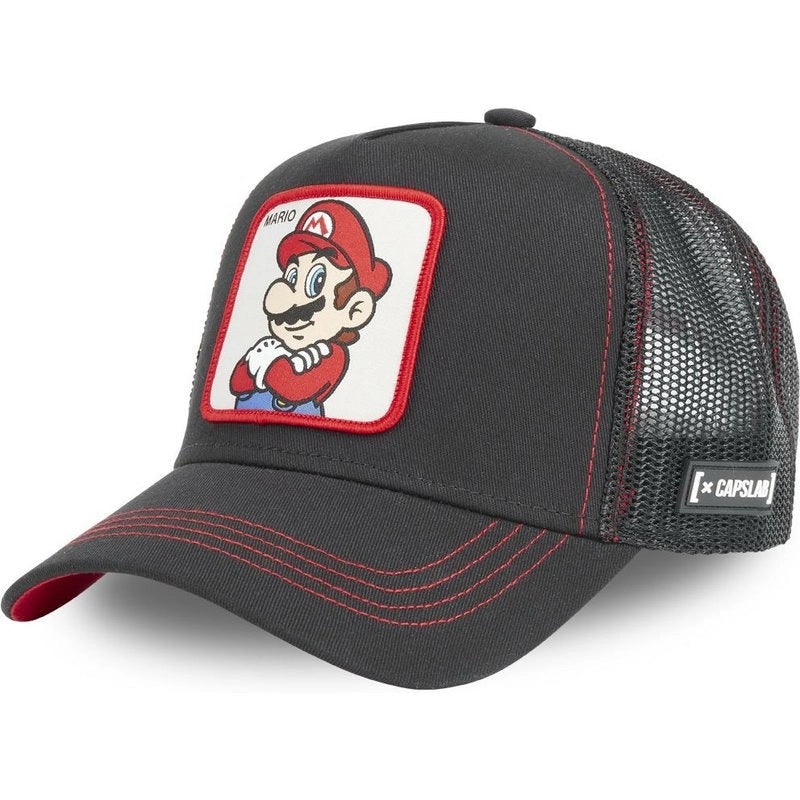 Cappellino da baseball nero di Mario