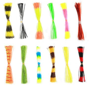 Set di Lokkings in Silicone con 600 Fibre - Impacco per Spinnerbaits DIY - Rimpiazzabile - Sostenibile - Flessibile e Resistente