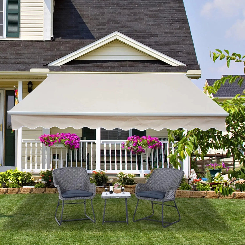 Tende d anello Alu Velo larghezza 3 m tendone protettivo solare per balcone colore beige