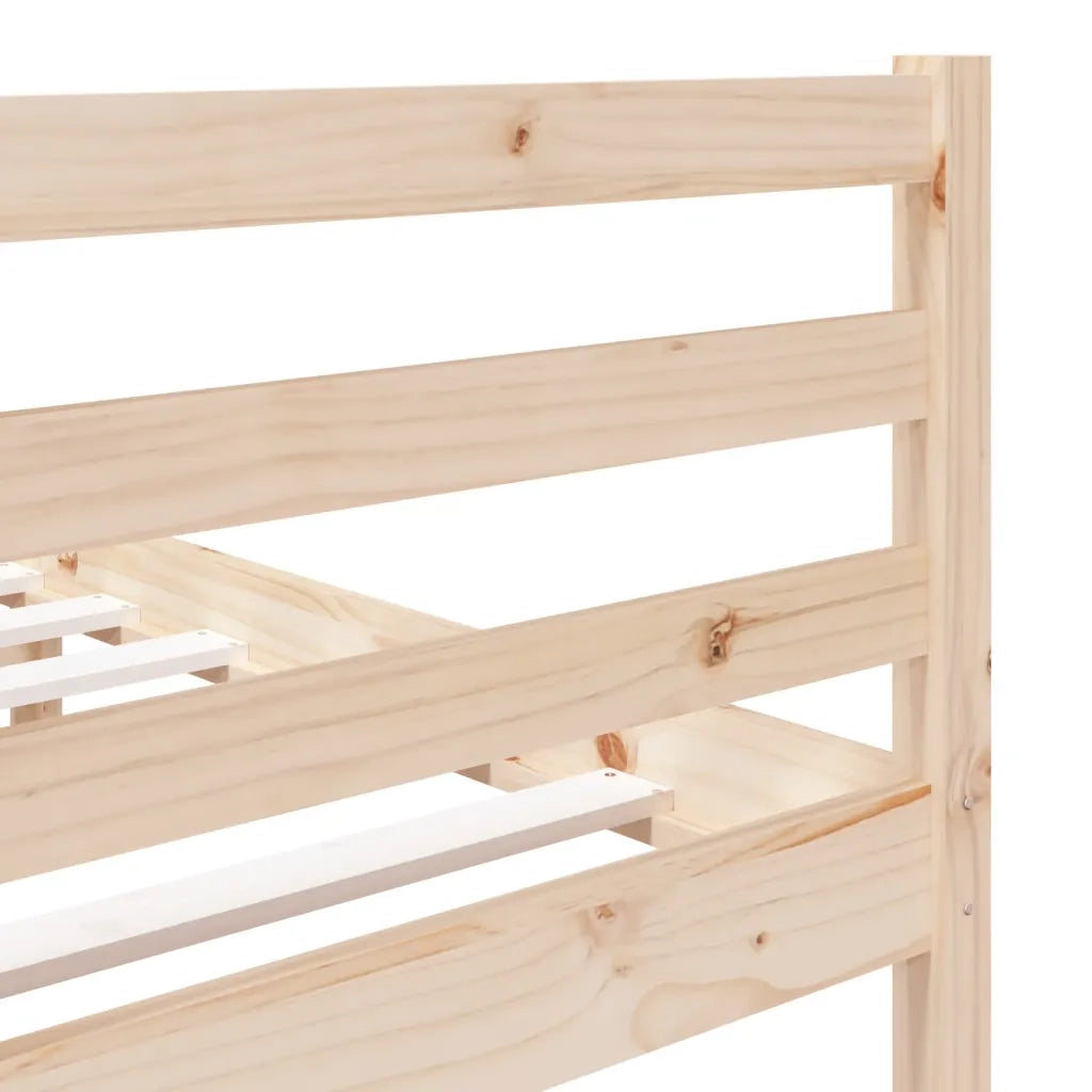 Giroletto-Struttura Letto 120x190 cm Small Double in Legno Massello 390271