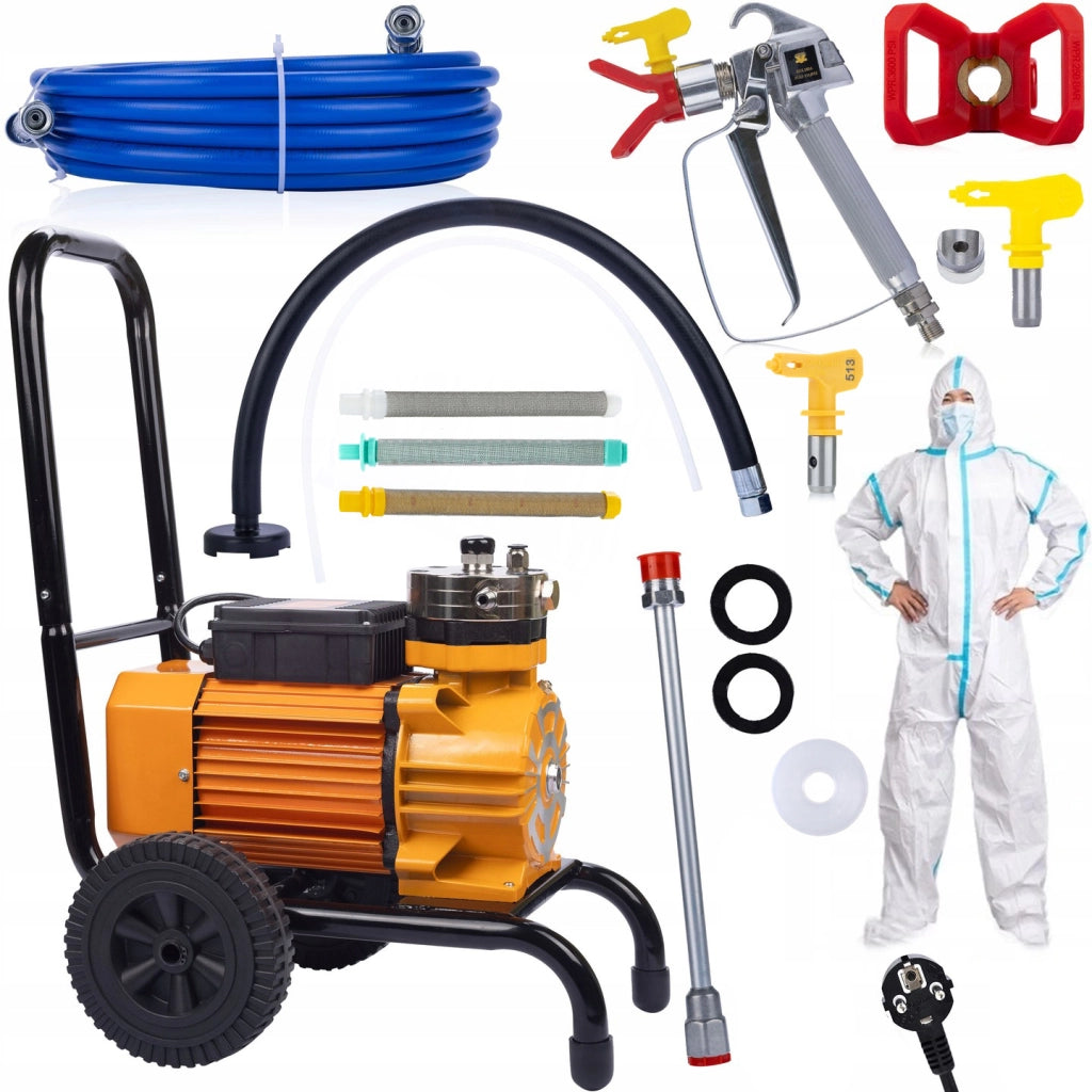 Spruzzatore di Verniciatura Rosfix Strong Blue Storm SBS03 – 3500W, 22MPA, 18L/min