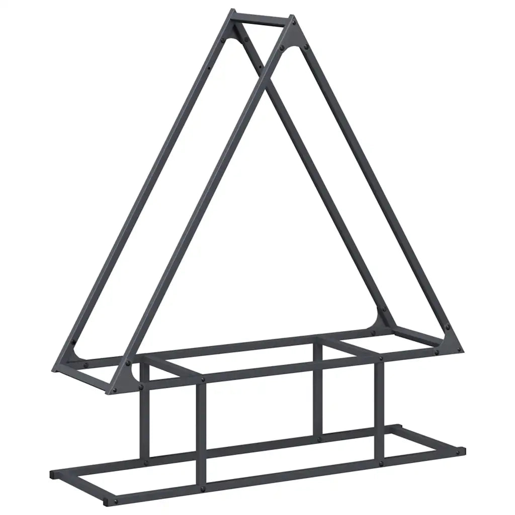 Rastrelliera per Legna da Ardere Antracite 80x25x90 cm CFW6709926