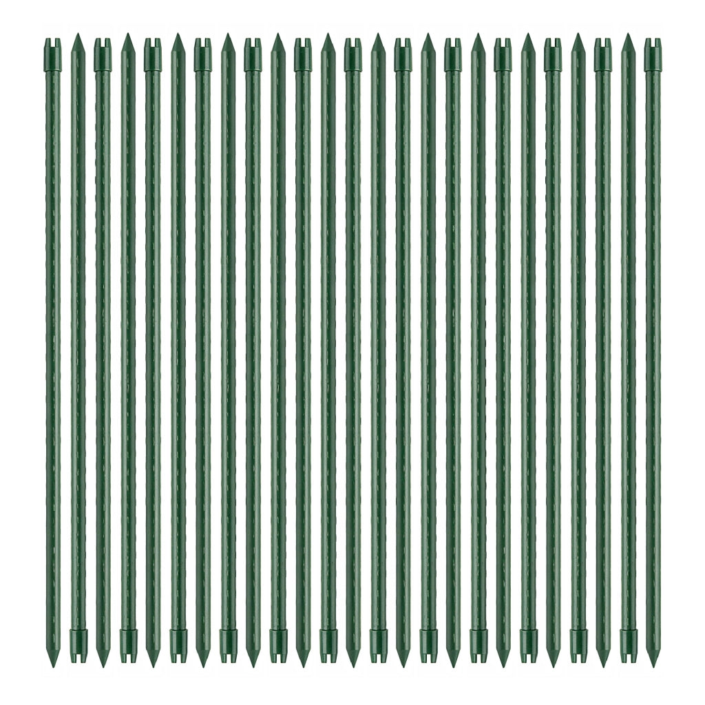 25 Pezzi Paletti in Acciaio per Piante Bastoni di Supporto Stecche per Orto e Recinzioni Tutori Di Varie Misure Resistenti  240 cm – Ø 16 mm