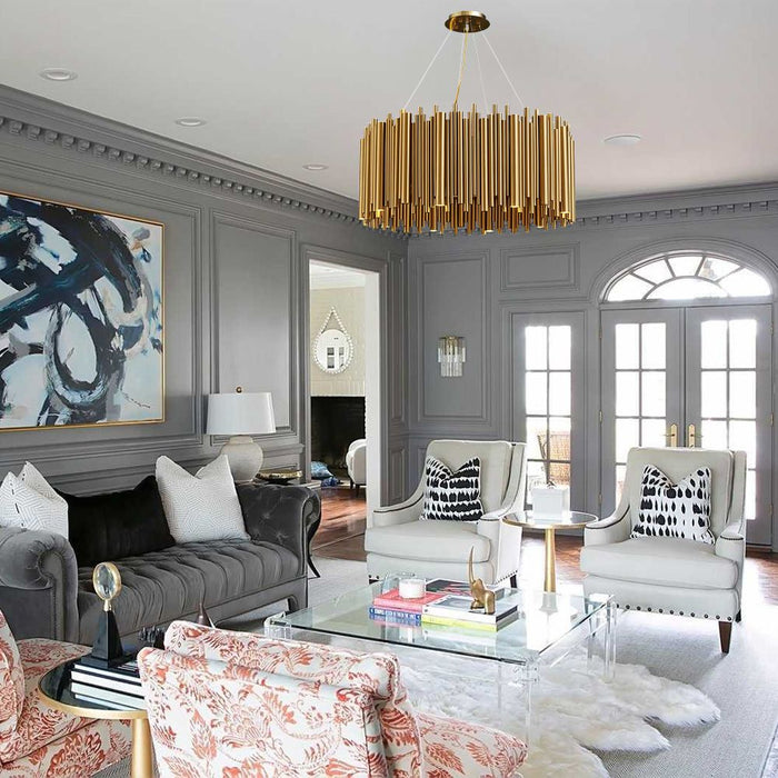 Lampada Da Soffitto Dorata APP1560-12CP