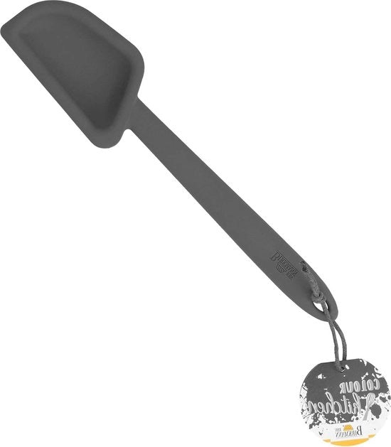 Spazzola per teglie in silicone con nucleo metallico grigio, 29 cm - Birkmann