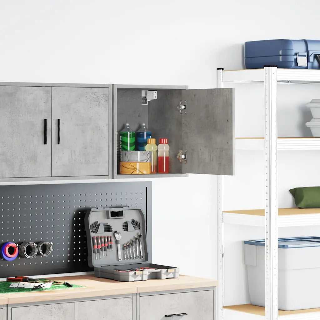 Pensile per Garage Grigio Cemento in Legno Multistrato CFW9343854