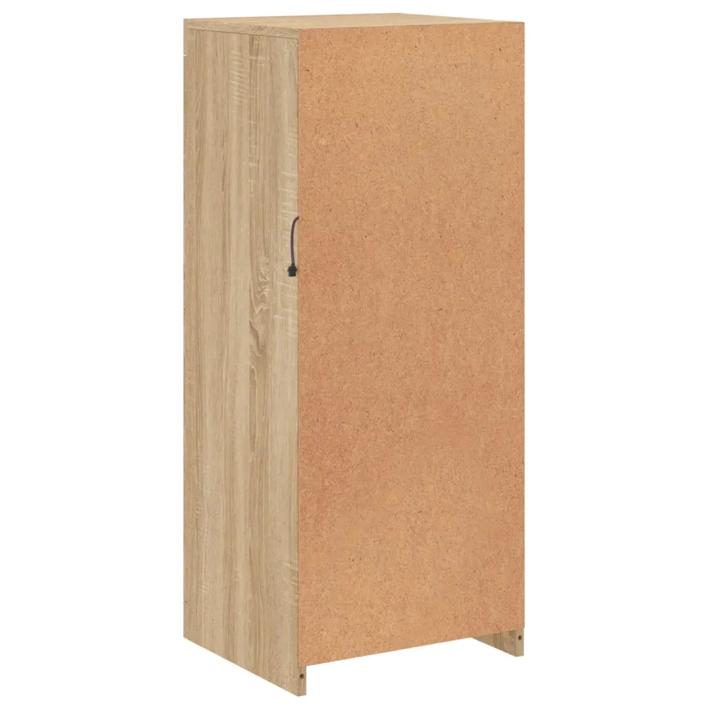 Credenza con Luci LED-Buffet-Armadio da cucina Rovere Sonoma 41x37x100 cm 199733