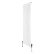 Radiatore Verticale 1600 x 560 mm con Valvole TRV Bianco