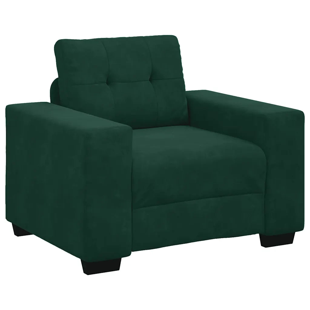 Divano Sedia Verde Scuro 60 cm Velluto