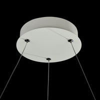 Lampada pendente Modern in Metallo Nola Bianco