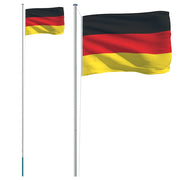 Asta e Bandiera Germania 6,08 m Alluminio CFW6175409