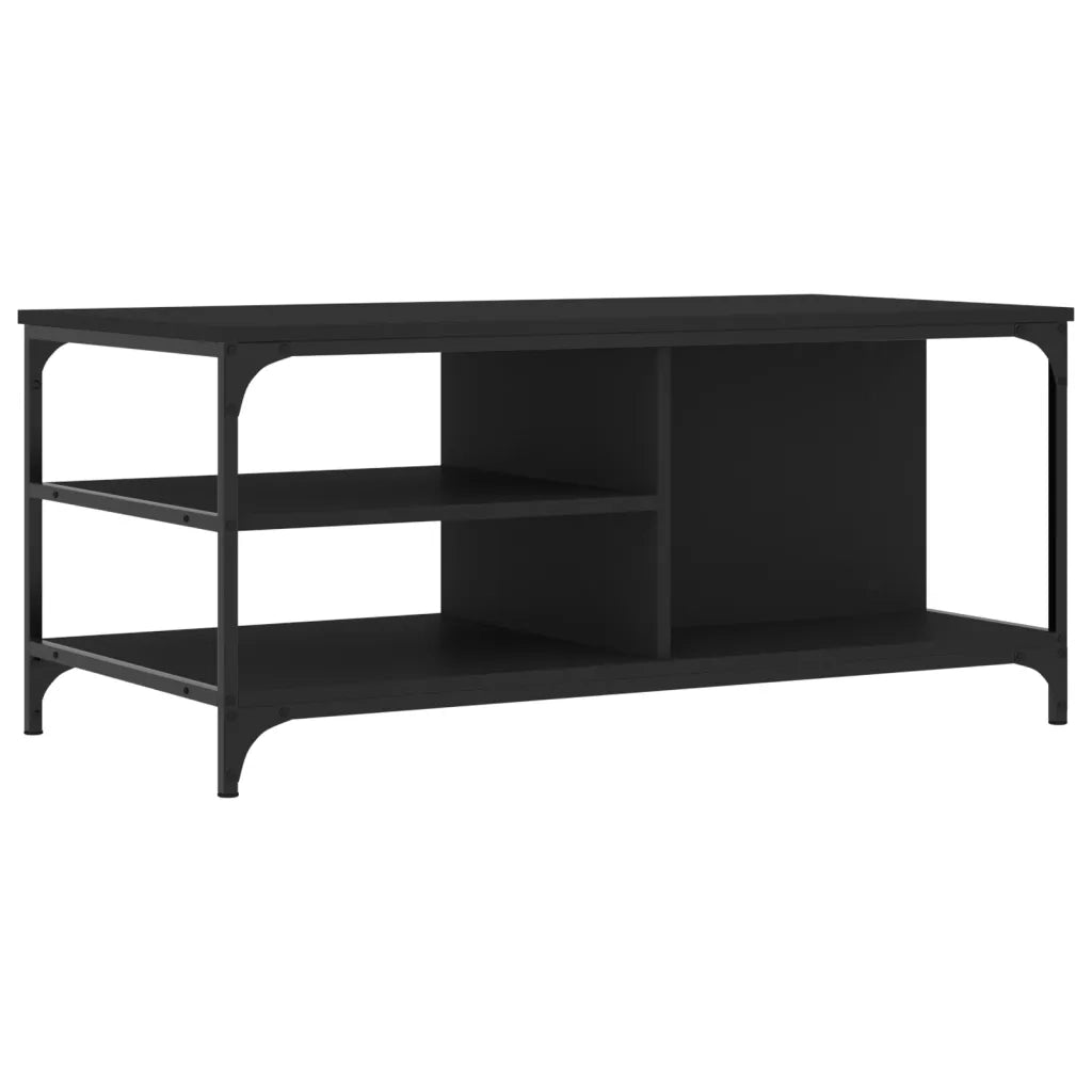 Tavolino da Salotto Nero 100x50x45 cm in Legno Multistratocod mxl 130734