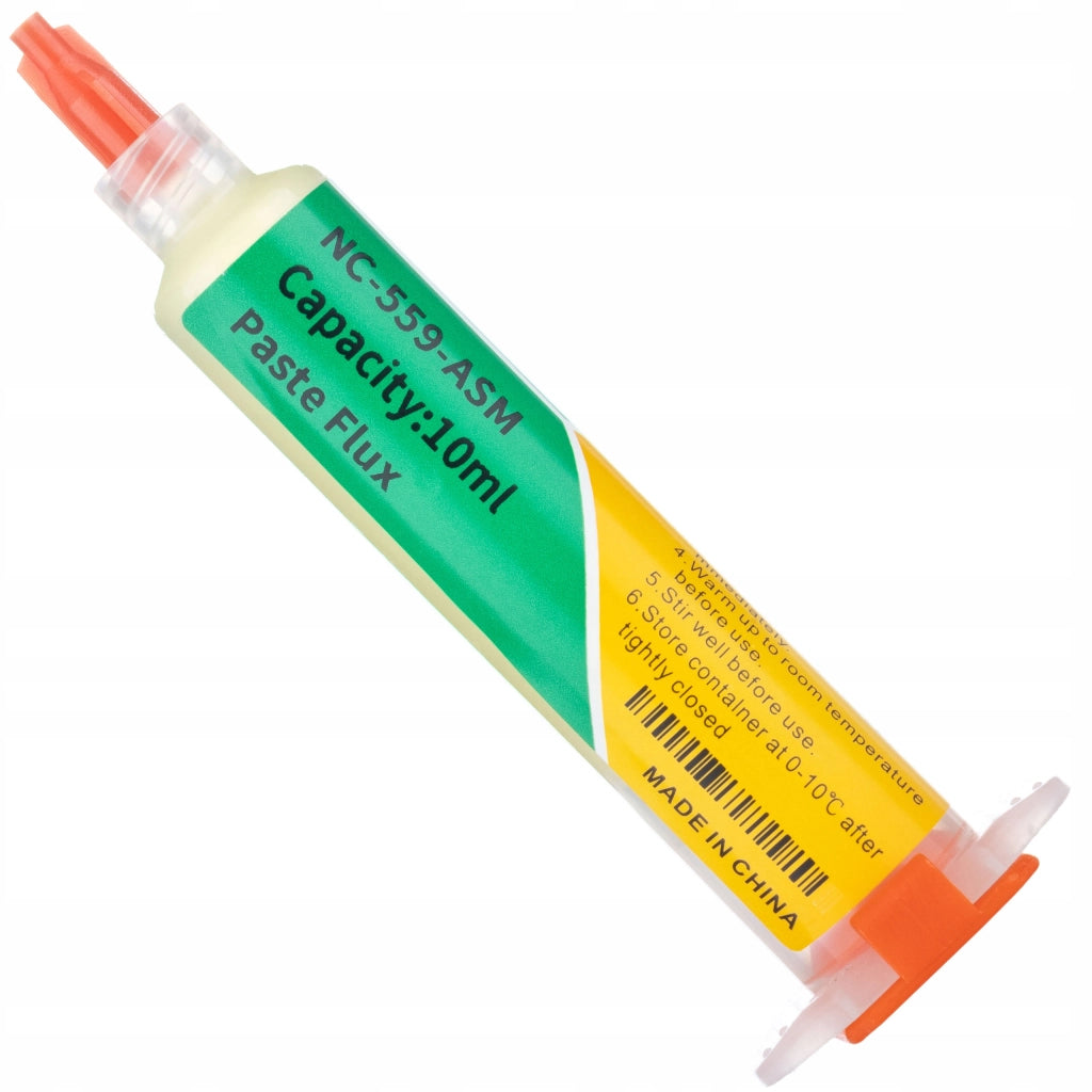 Topnik Flux NC-559-ASM 10cc – Gel No-Clean per Reballing e Saldatura BGA/SMD | Alta Intensità e Facilità di Pulizia