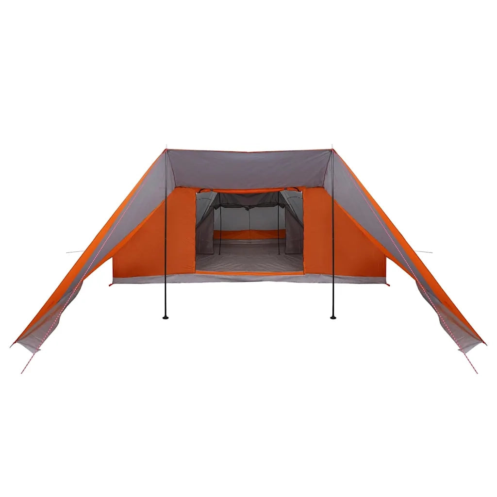 Tenda Tipi-Tenda da campeggio Grigio e arancione 660 x 456 x 200 cm taffet¨¤