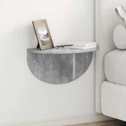 Scaffale da parete A parete Grigio cemento 48 x 24 x 24 cm 891434
