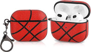 Copricapo in Silicona per Airpods 3 - Modo Cartoon con Motivo di Pallacanestro - Design Scherzo e Carino