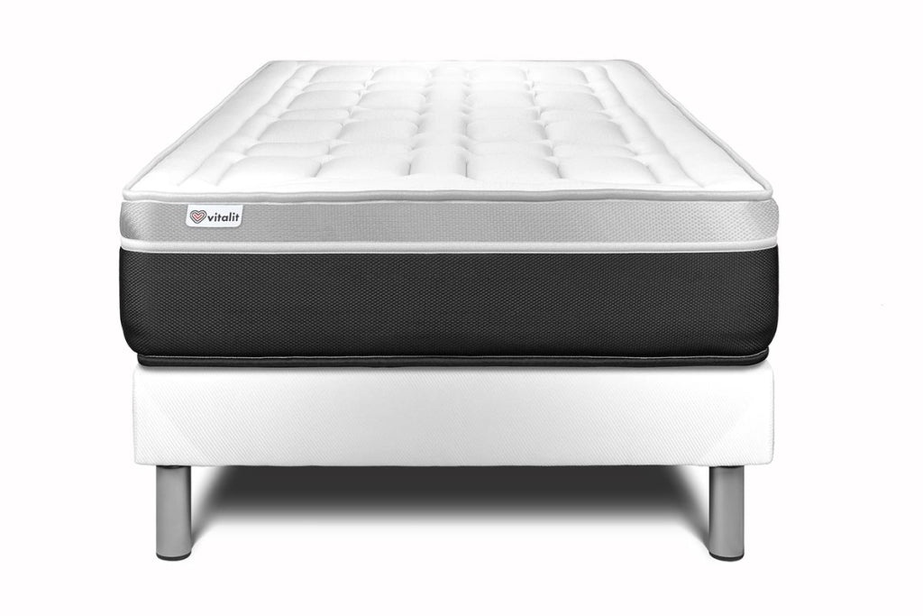 Letto con materasso VITAL SOFT 120 x 200 cm Rete kit Bianco