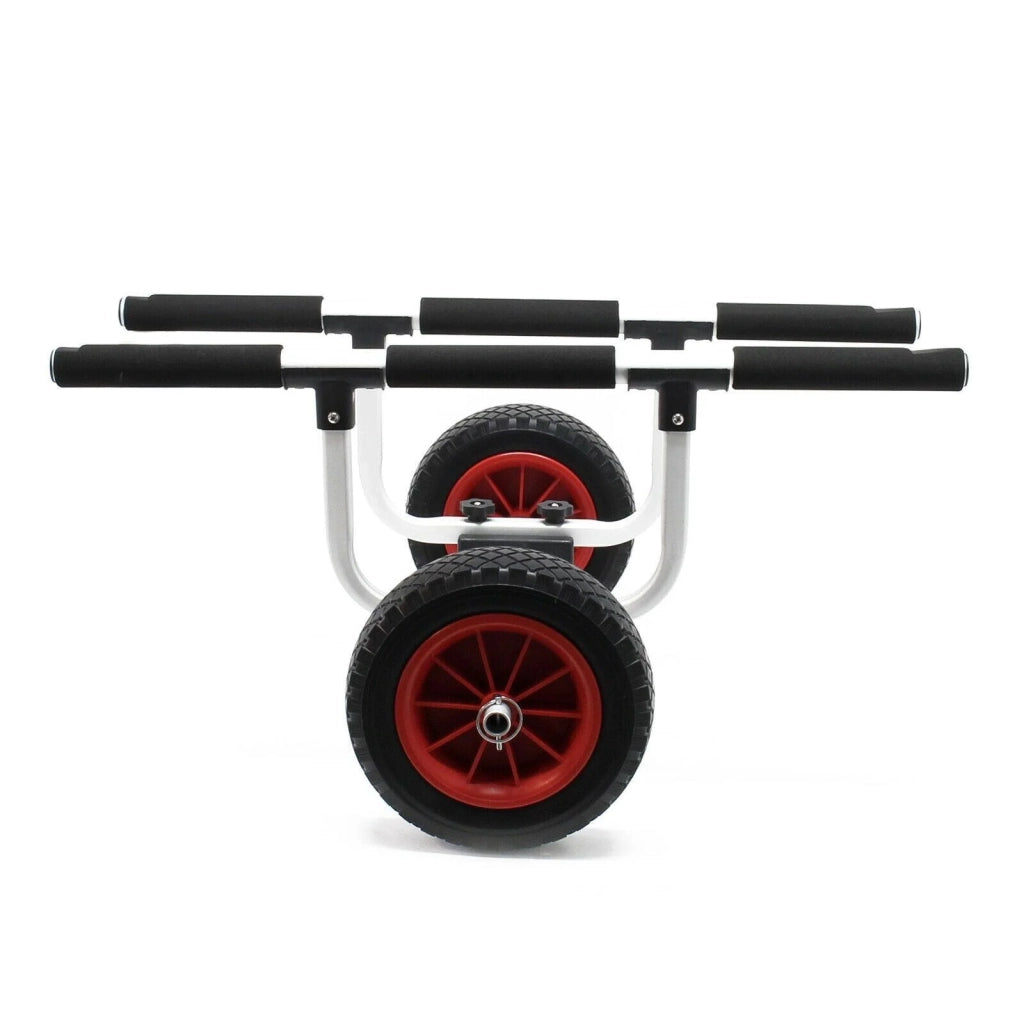 Carrello in alluminio 90 kg ruota pu diametro 26 cm e larghezza supporto regolabile 16_0002565