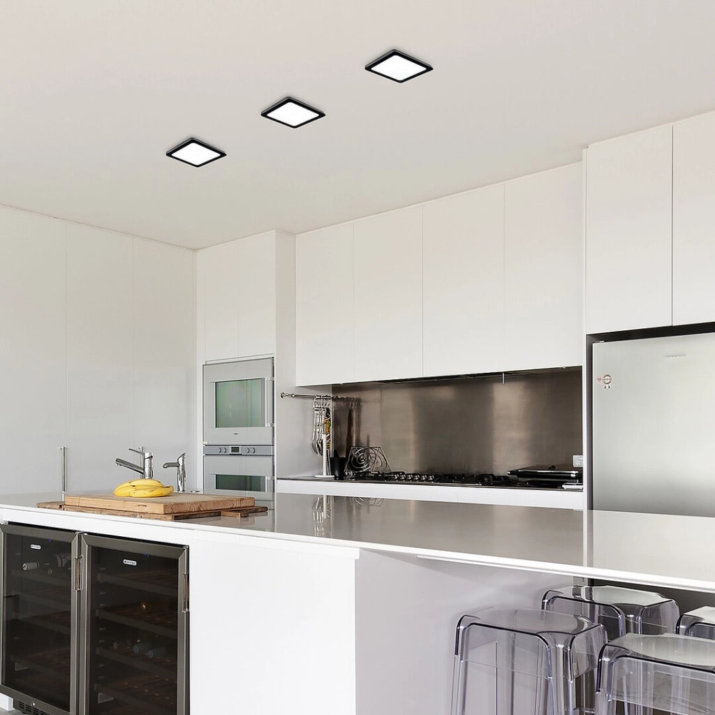 Plafoniera LED quadrata nera 15W 4000K Rabalux Shaun2
