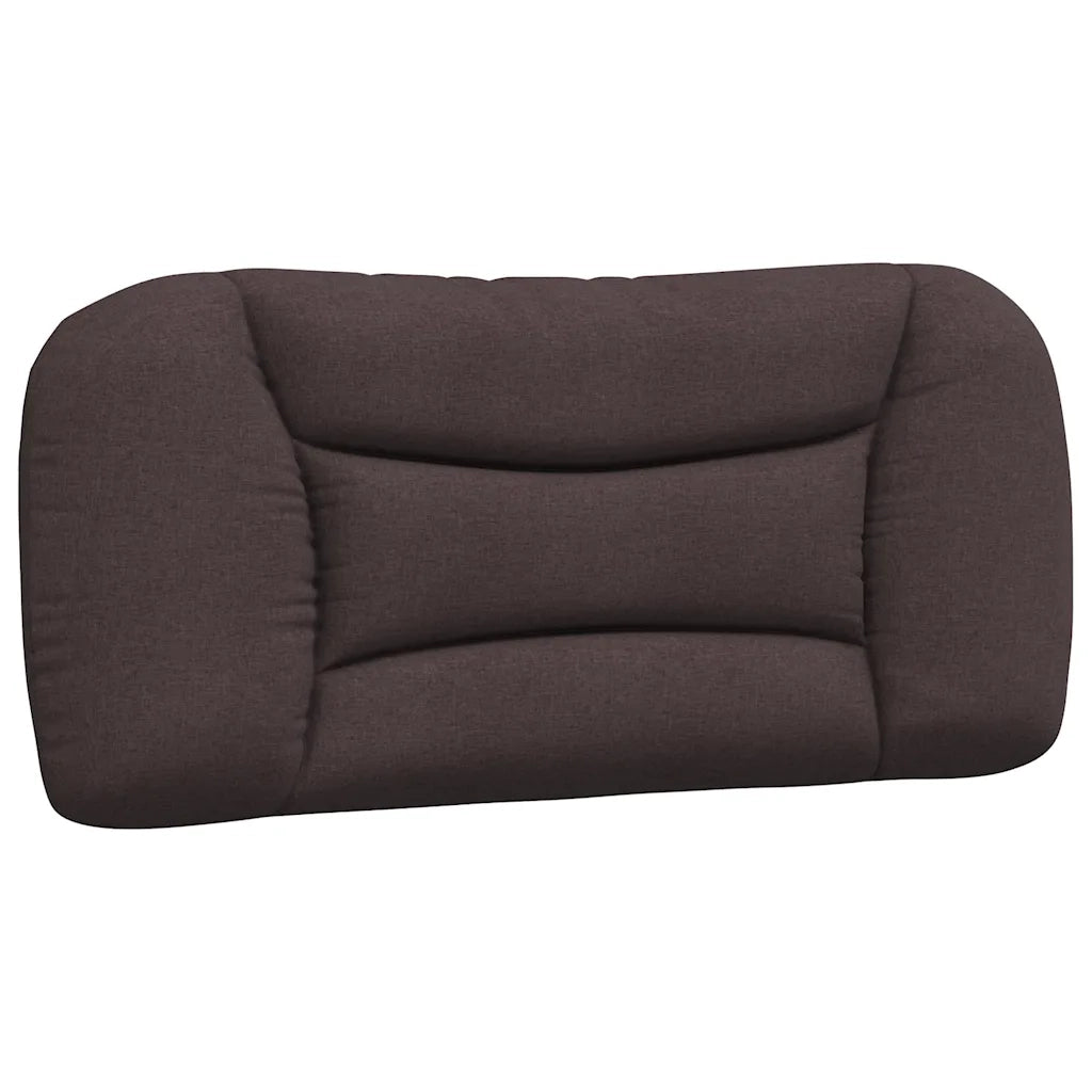 Giroletto senza Materasso-Struttura Letto Hvar Marrone Scuro 90x190 cm Tessuto
