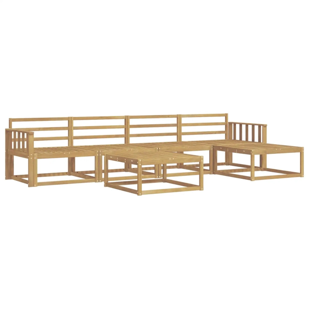 Set di divani da esterno 6 pcs Bianco 79 x 79 x 37 cm 3386333
