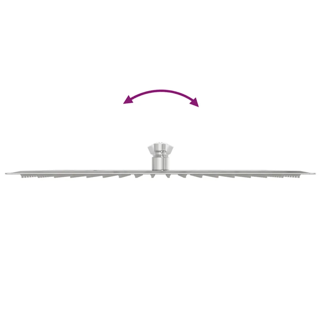 Testa Doccia a Pioggia in Acciaio Inox 304 40x40 cm Quadrata 4103915