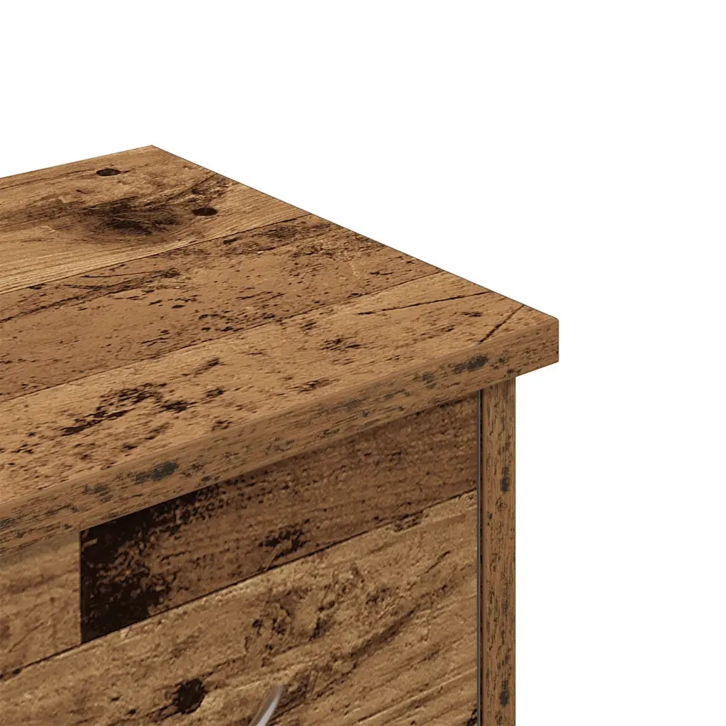 Mobile a Parete Legno Antico 88x26x18,5 cm in Truciolato 855860