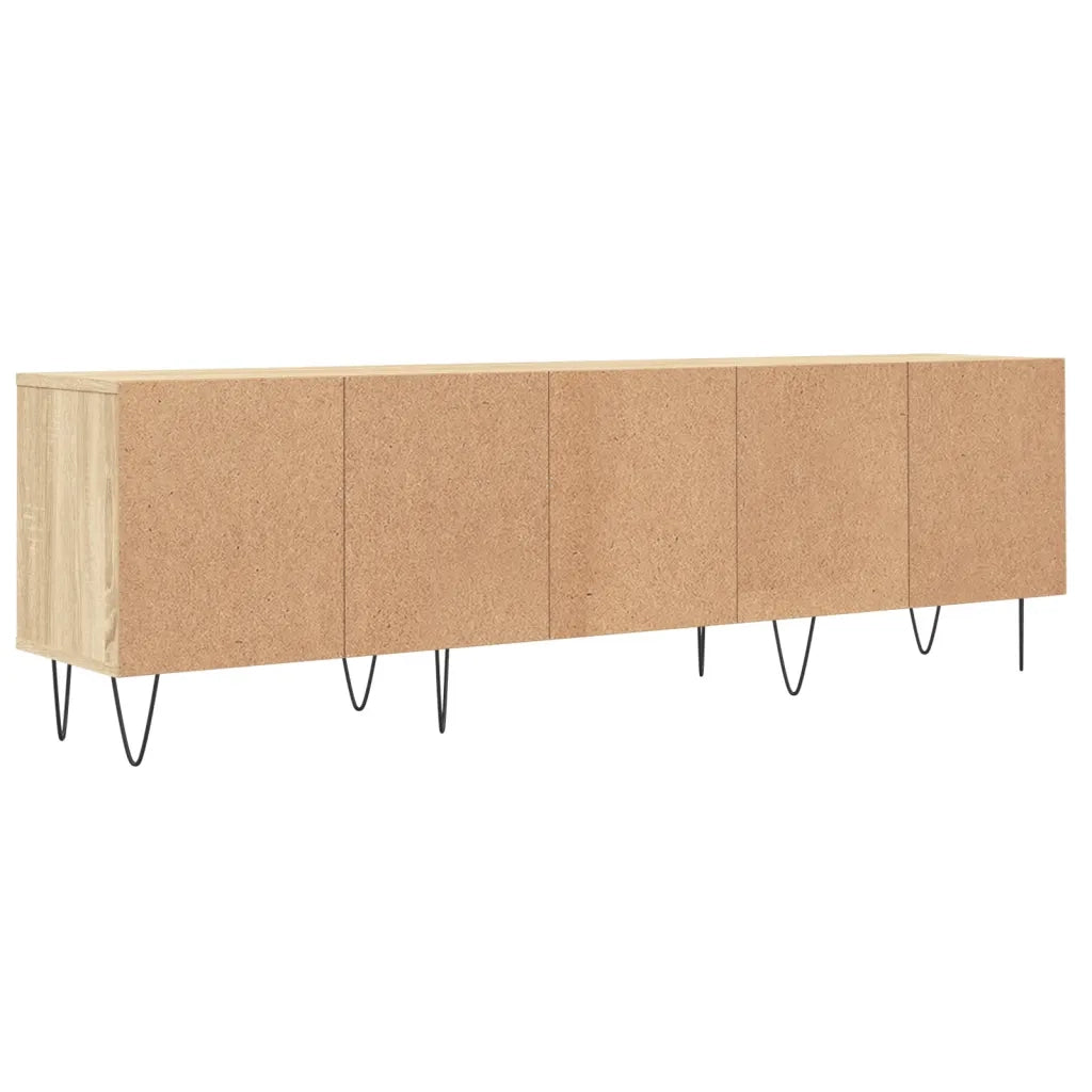 vidaXL Mobile Porta TV Rovere Sonoma 150x30x44,5 cm Legno Multistrato