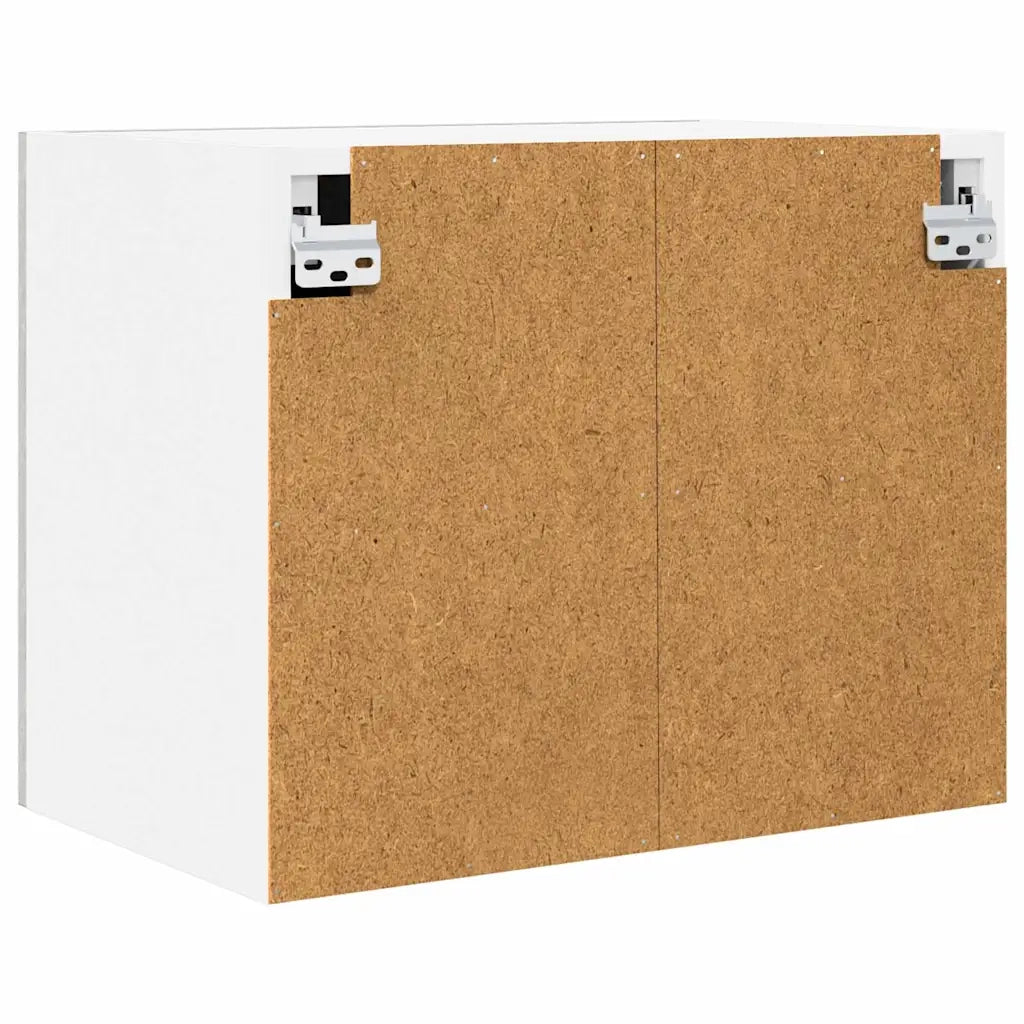 Armadio pensile Grigio Cemento e Bianco 50 x 31 x 40 cm 884152
