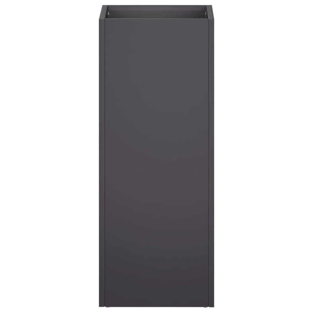 Vaso da giardino 2 pz Nero 20 x 20 x 40 cm 8005289