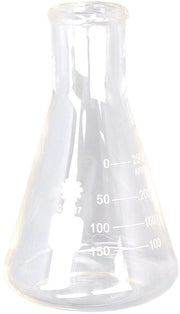 Erlenmeyer 4 pezzi - Vetro borosilicato - Capacità 50ml/100ml/250ml/500ml - Fiaschi di laboratorio - Chimica - Ideale per laboratorio/cucina - Fiaschi di laboratorio