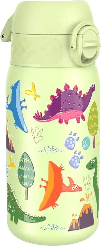 Ottimo Otre 350ml/12oz Impermeabile Facile da Aprire Blocco di Sicurezza per Lavastoviglie Senza BPA Maniglia Portatile Facile da Pulire Senza Odori Disegno di Dinosauro