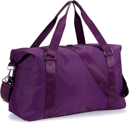 Sporttas con grande capacità per donne e uomini - borsa per weekend leggera con tasca umida - valigetta impermeabile per allenamento fitness yoga campeggio nuoto