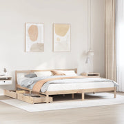 Letto senza Materasso 180x200 cm in Legno Massello di Pino 3301642