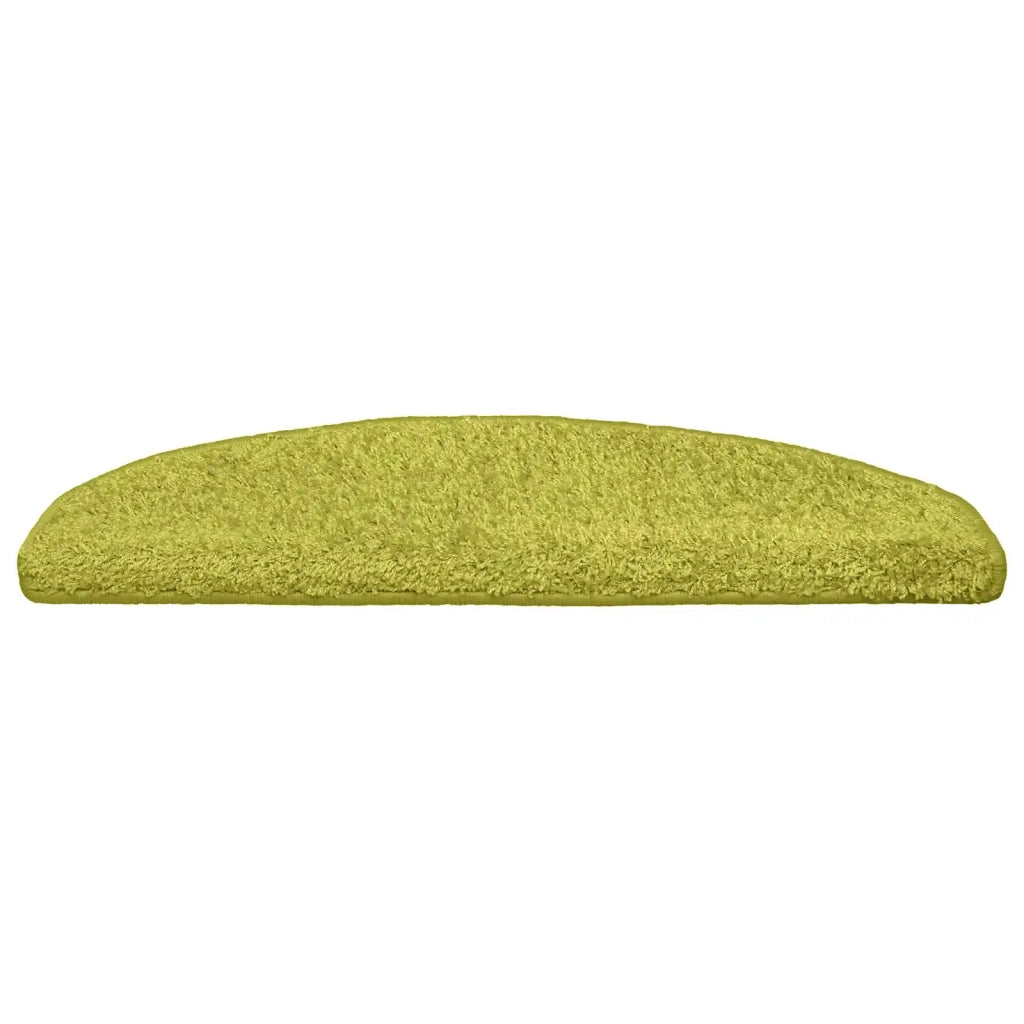Tappetini per scale autoadesivi 15 pcs Verde 80 x 24,5 x 3,5 cm
