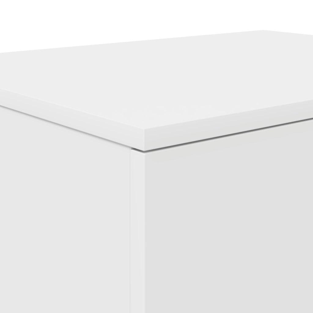 Armadio da Stoccaggio  Bianco 108x41x40 cm in Legno Ingegnerizzato